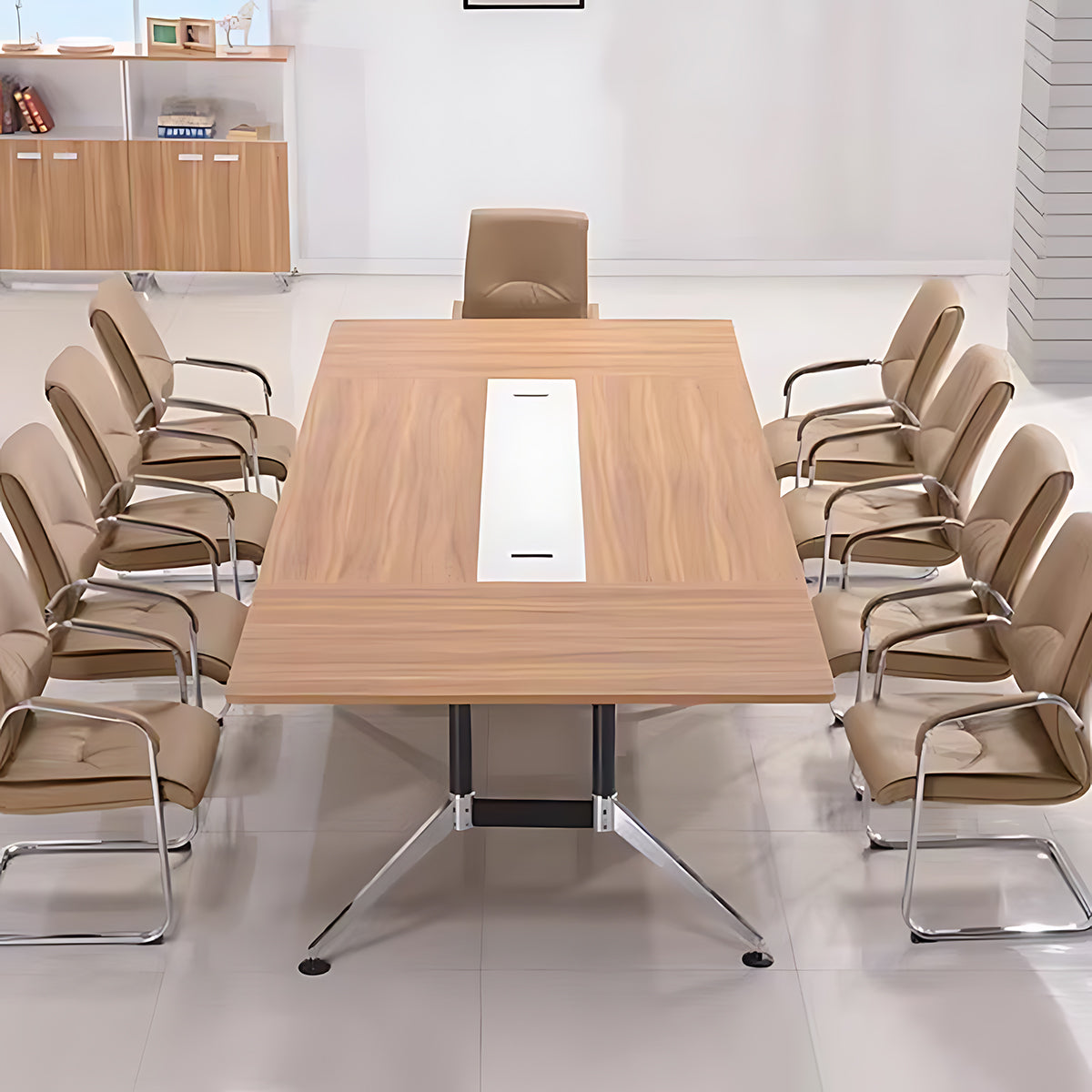 Sleek and Functional Modern Conference Table Set