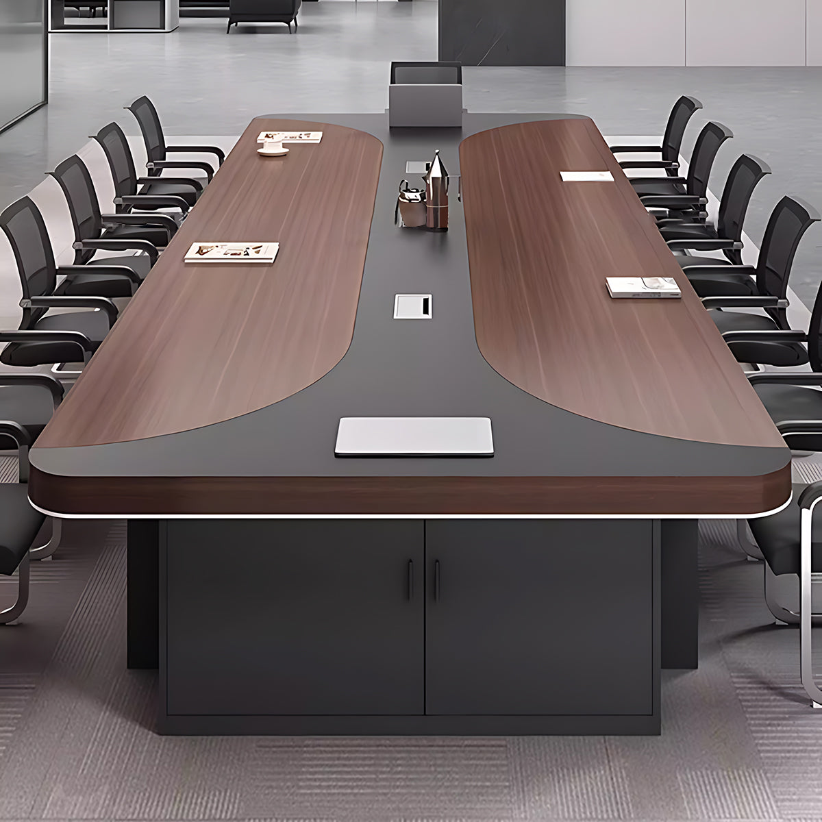 Modern Minimalist Long Conference Table