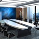 Stylish Office Environment Rectangular Minimalist Modern Negotiation Conference Table