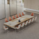 Efficient Modern Oval Conference Table