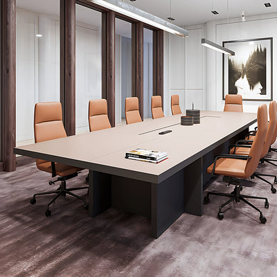 Modern Rectangular Thickened Conference Table