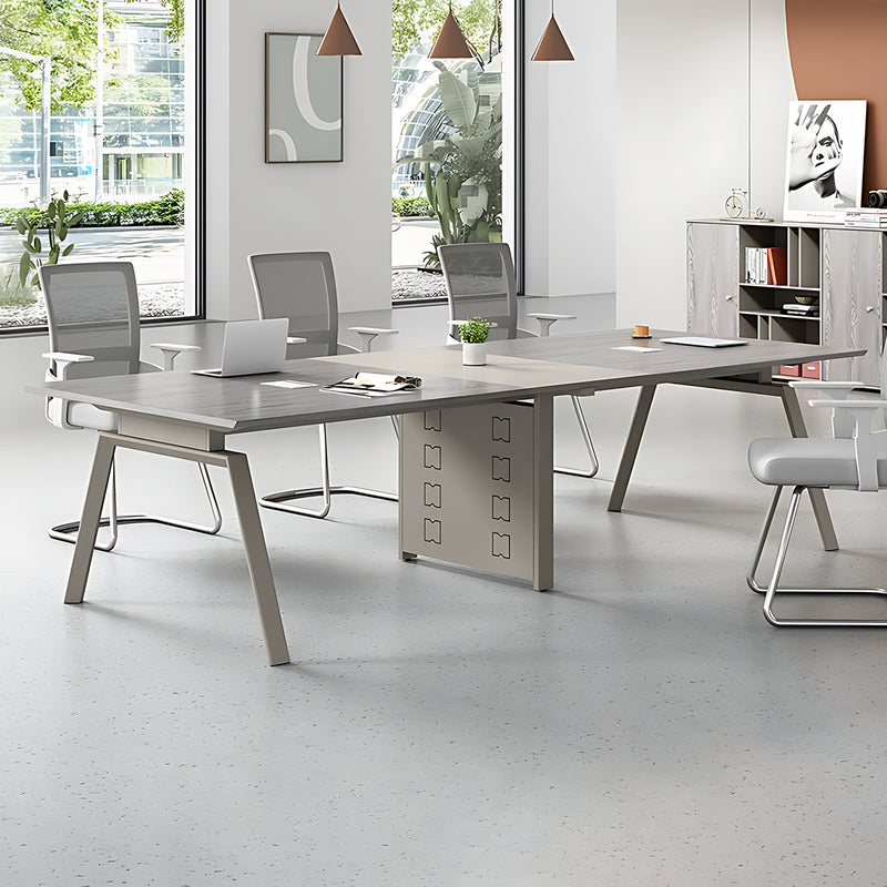 Slanted Edge Lacquered Conference Table