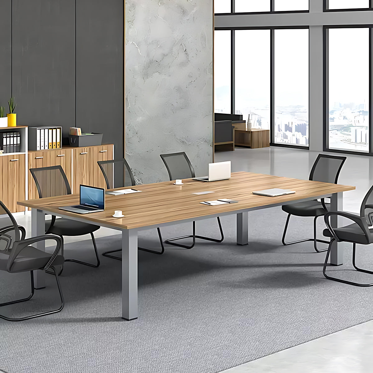 Modern Training Table Rectangular Desk Negotiation Table