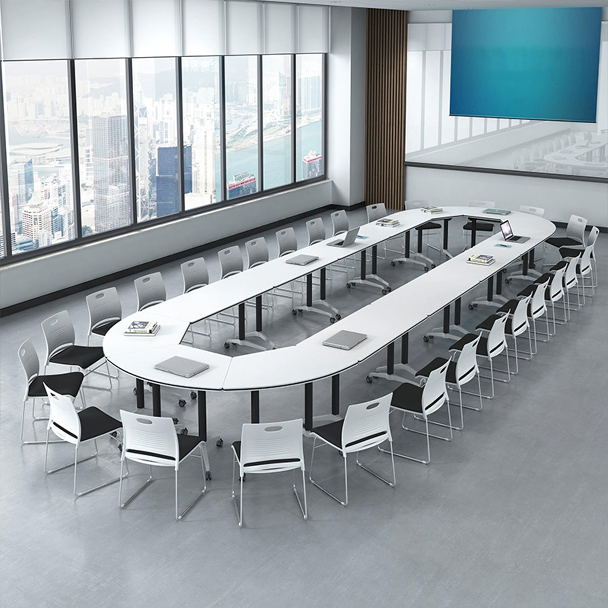 Foldable and Combinable Training Table Conference Table