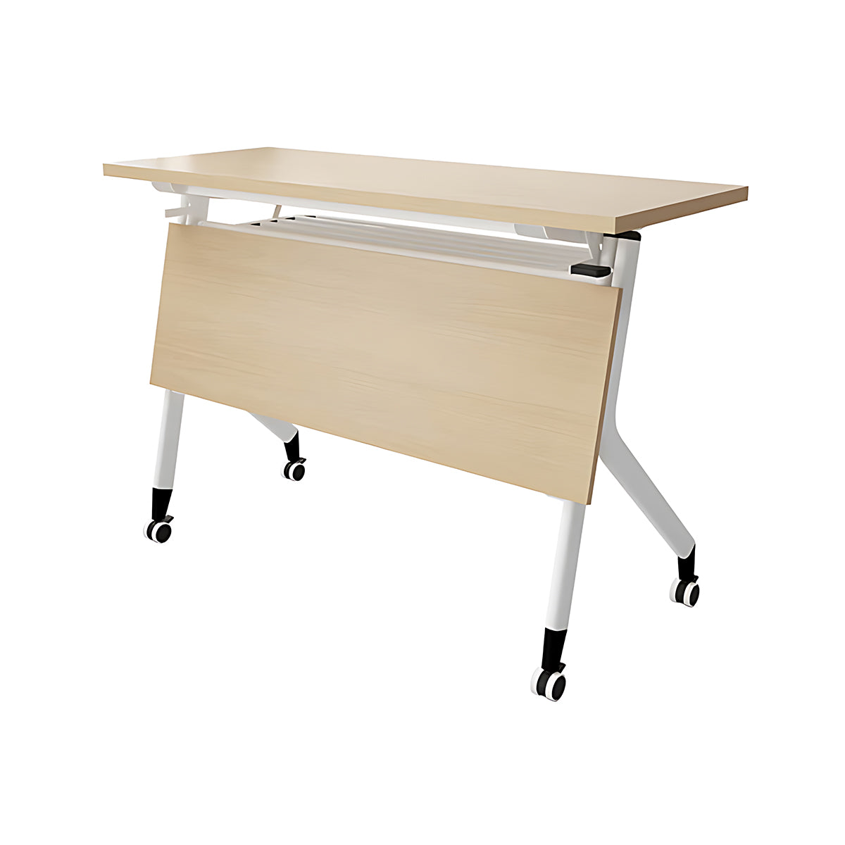 Wooden Foldable Mobile Training Table Tutorial Classroom Desk