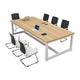 Solid Wood Rectangular Conference Table Office Desk