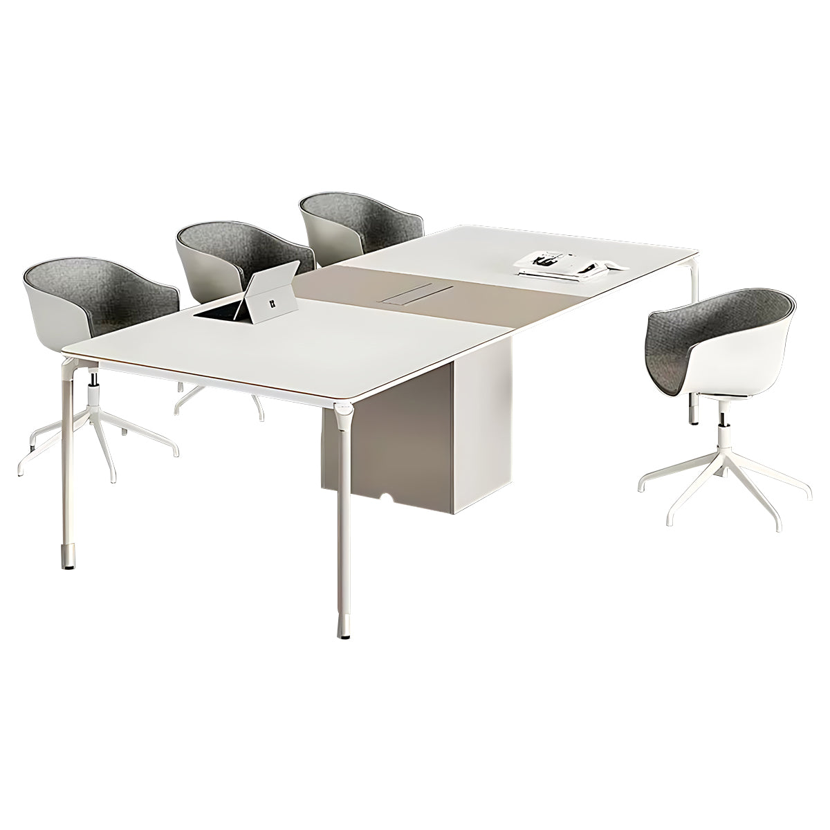 Modern Luxury White Conference Table