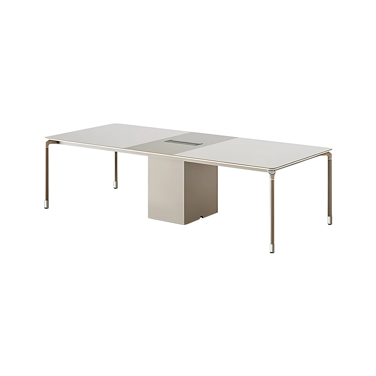 Modern Luxury White Conference Table