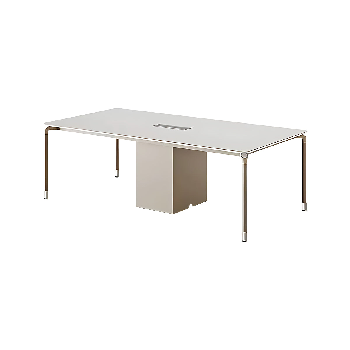 Modern Luxury White Conference Table