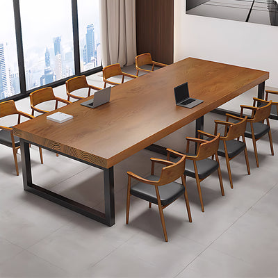 Modern Minimalist Solid Wood Conference Table
