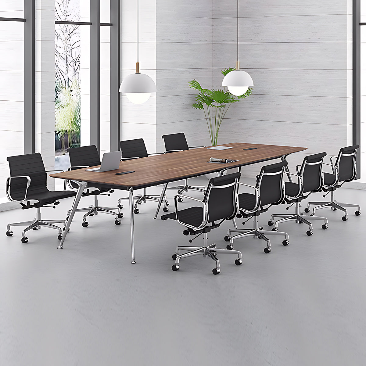 Stylish Conference Table Suitable for Business Settings