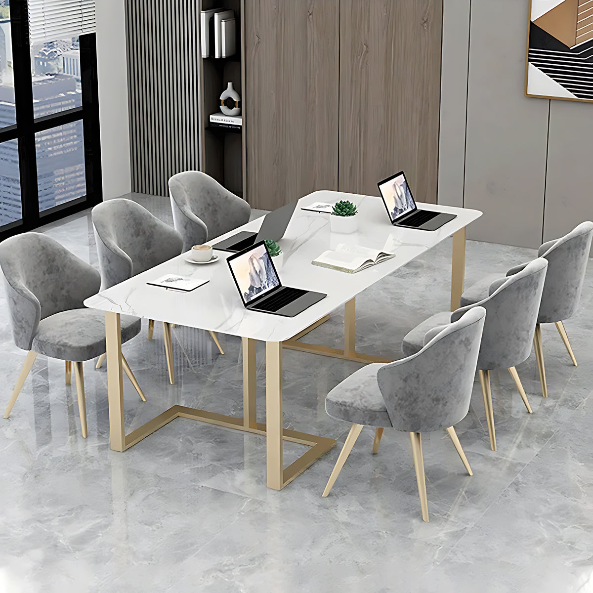 Nordic Minimalist Conference Table