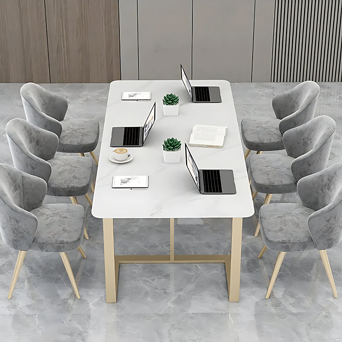 Nordic Minimalist Conference Table