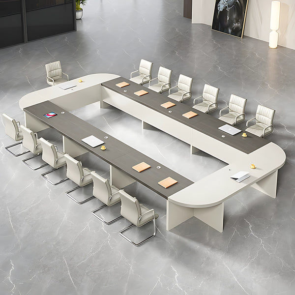 Conference Table 20–236 in Wide (1.5–19.5 ft) for 4–18 People with Cab ...