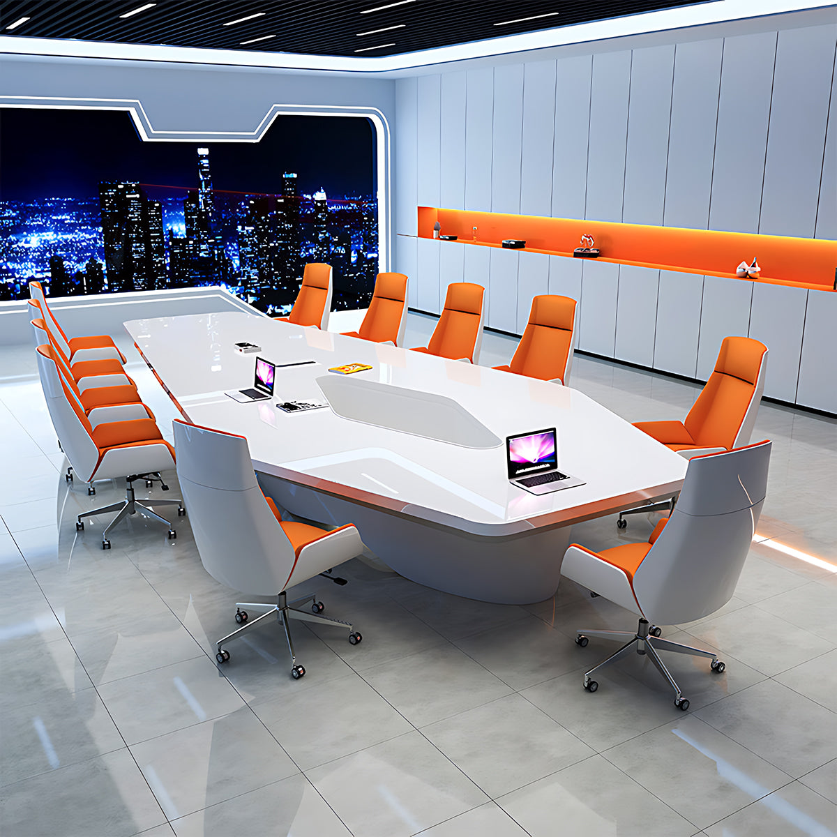 Premium Painted Conference Table