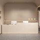 Customized Cream Style Beauty Salon Front Desk