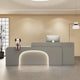 Minimalist Retail Reception Desk, Hotel Reception Desk (Doll not include)