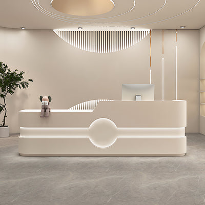 Simple Modern Creative Company Reception Desk