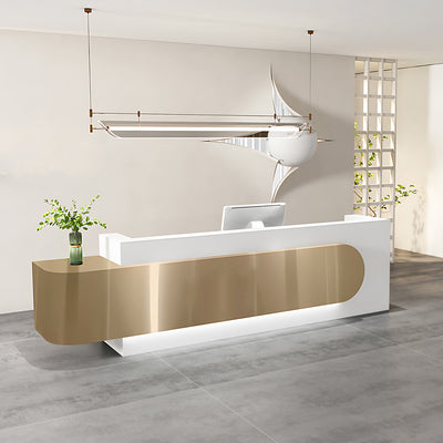 Simple Elegance Modern Aesthetics Multi-functional Reception Desk（East Coast）