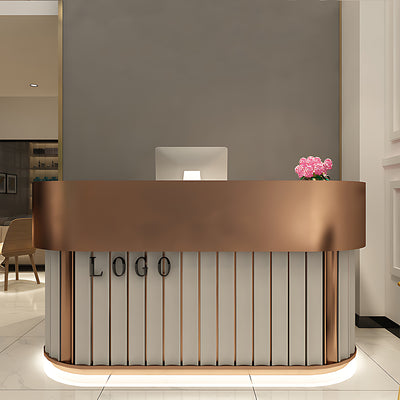 Modern and Simple Reception Desk for Beauty Salons