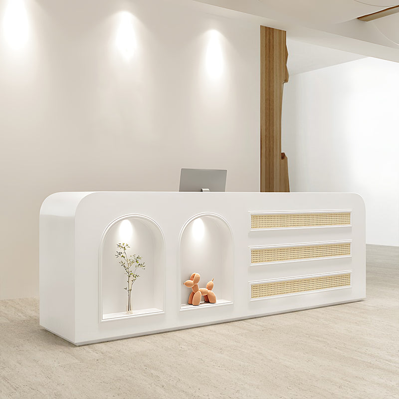 Lacquer Beauty Bar Reception Desk Modern and Minimalist Design for Salons