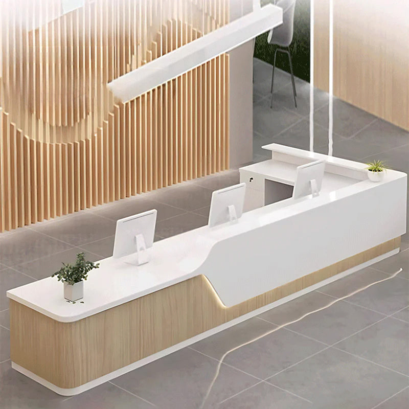 Reception Desk, main product view, for reception area or front office, commercial reception furniture
