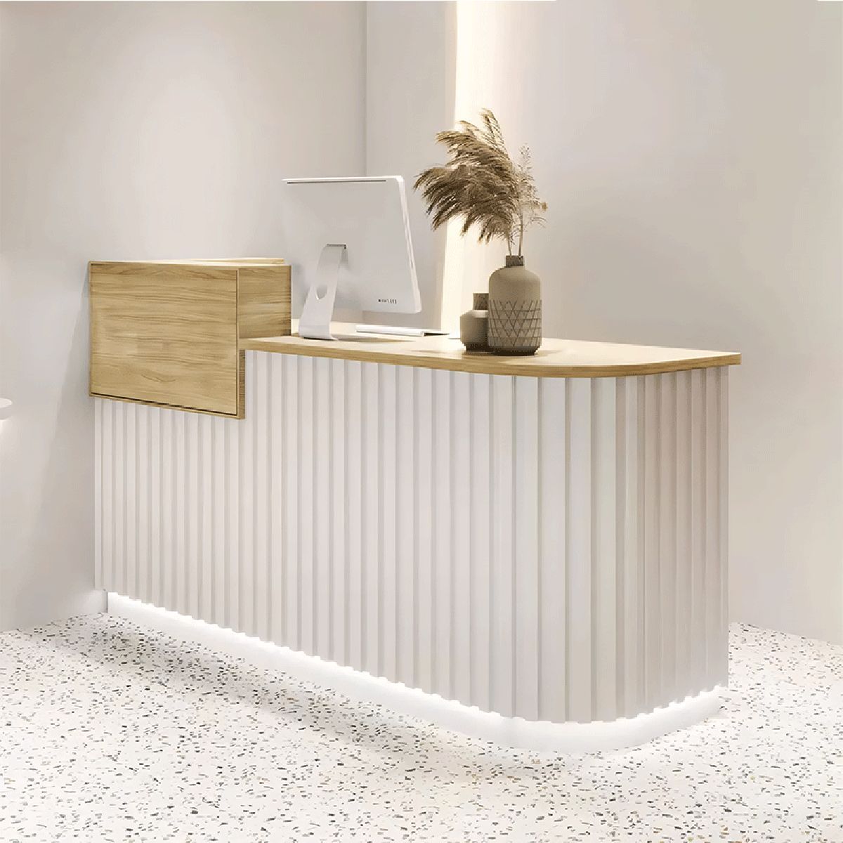 Modern Reception Desk for Salons, Spas, and Retail Offices