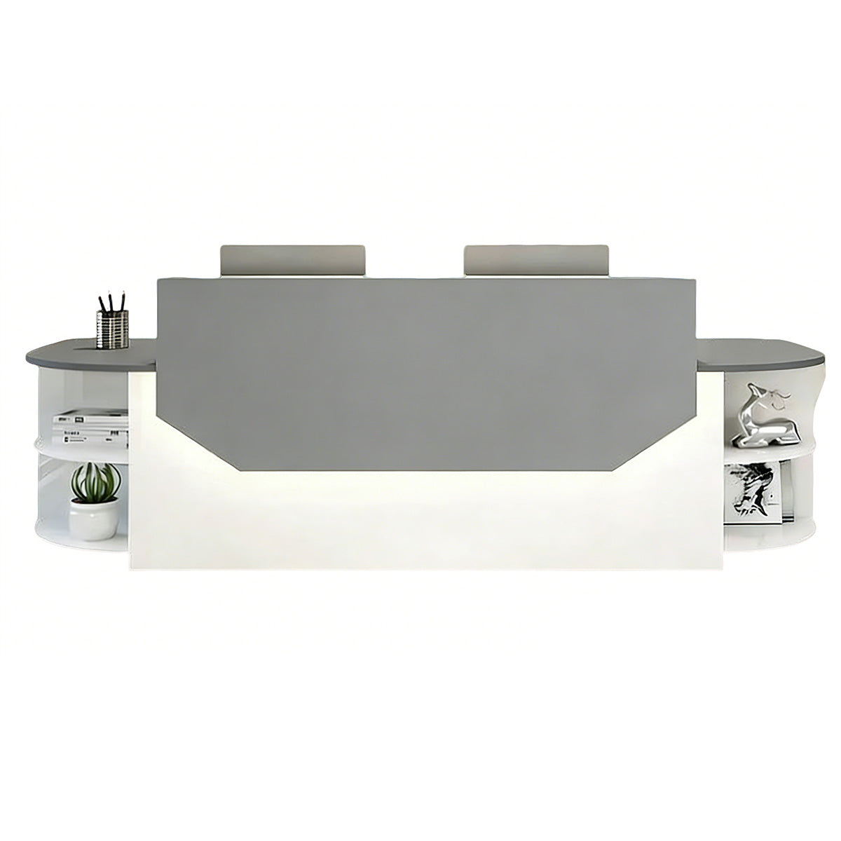 Minimalist Modern L-shaped Reception Desk