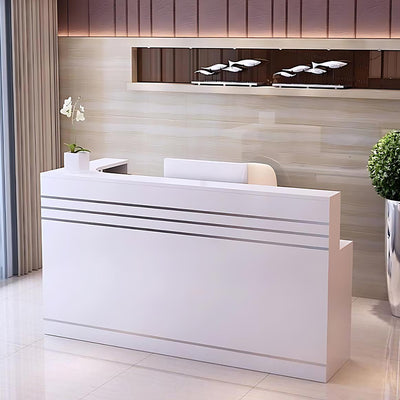 Minimalist Corner Cashier Reception Front Desk