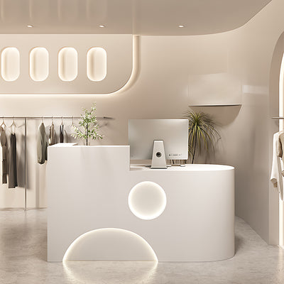 Minimalist Modern Small Reception Desk