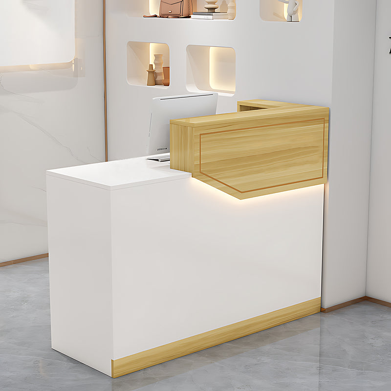 Compact Reception Desk, main product view, for reception area or front office, commercial reception furniture