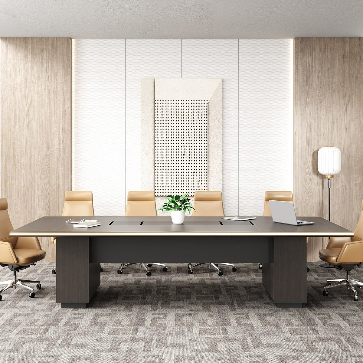 Business-Oriented Minimalist Modern Conference Table