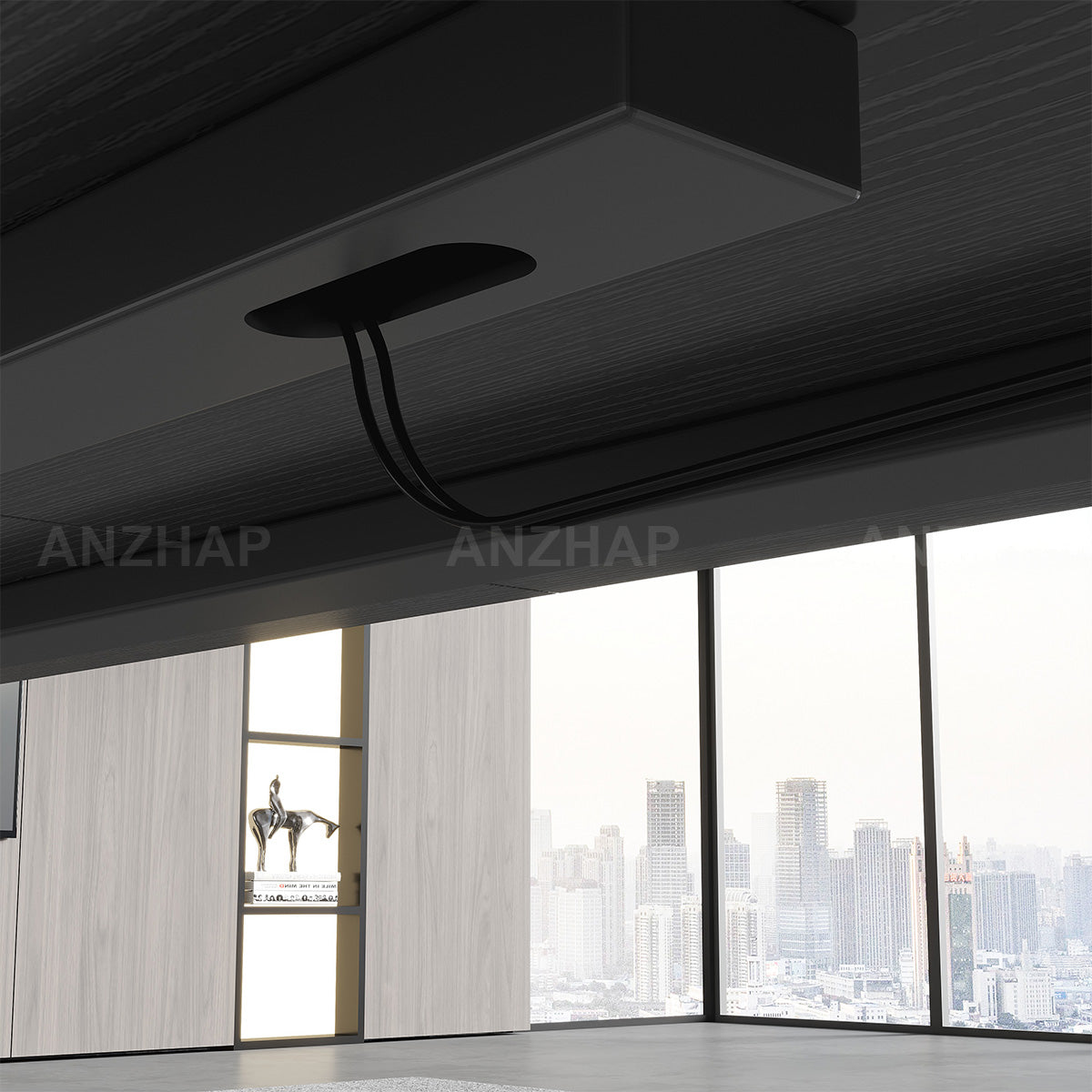 Conference Table with Built-In Power Outlet, Cable Management & Reinforced Legs（Stock Items）