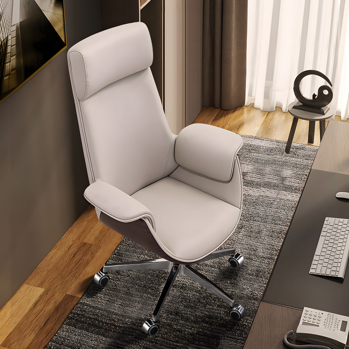 Modern Adjustable Office Chair with Recline Function for Home and Office
