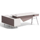 Minimalist Executive Desk with Edge-Banding