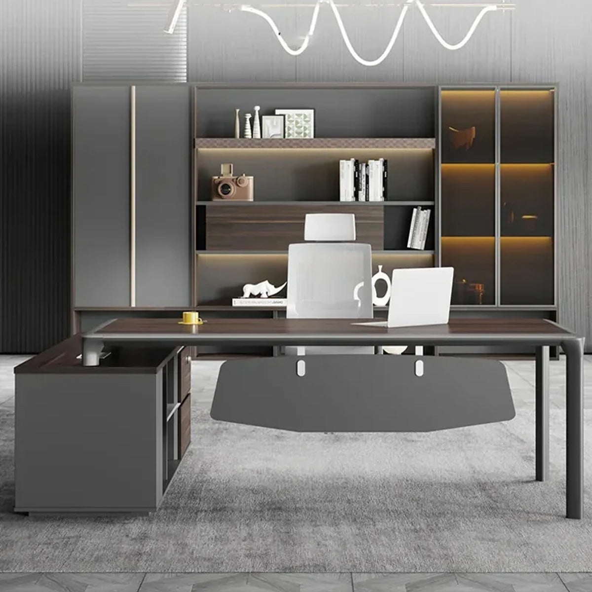 Office Desk Simple Modern Manager Desk Plate Supervisor Desk