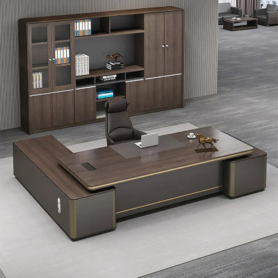 Luxurious Single Desk for Modern Office Executives