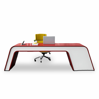 Red Design Model Boss Table Fashion Big Desk Table