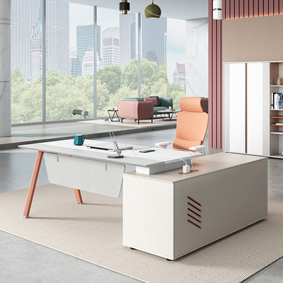 Single Desk Simple Modern Large Desk Manager Supervisor Desk Office Furniture