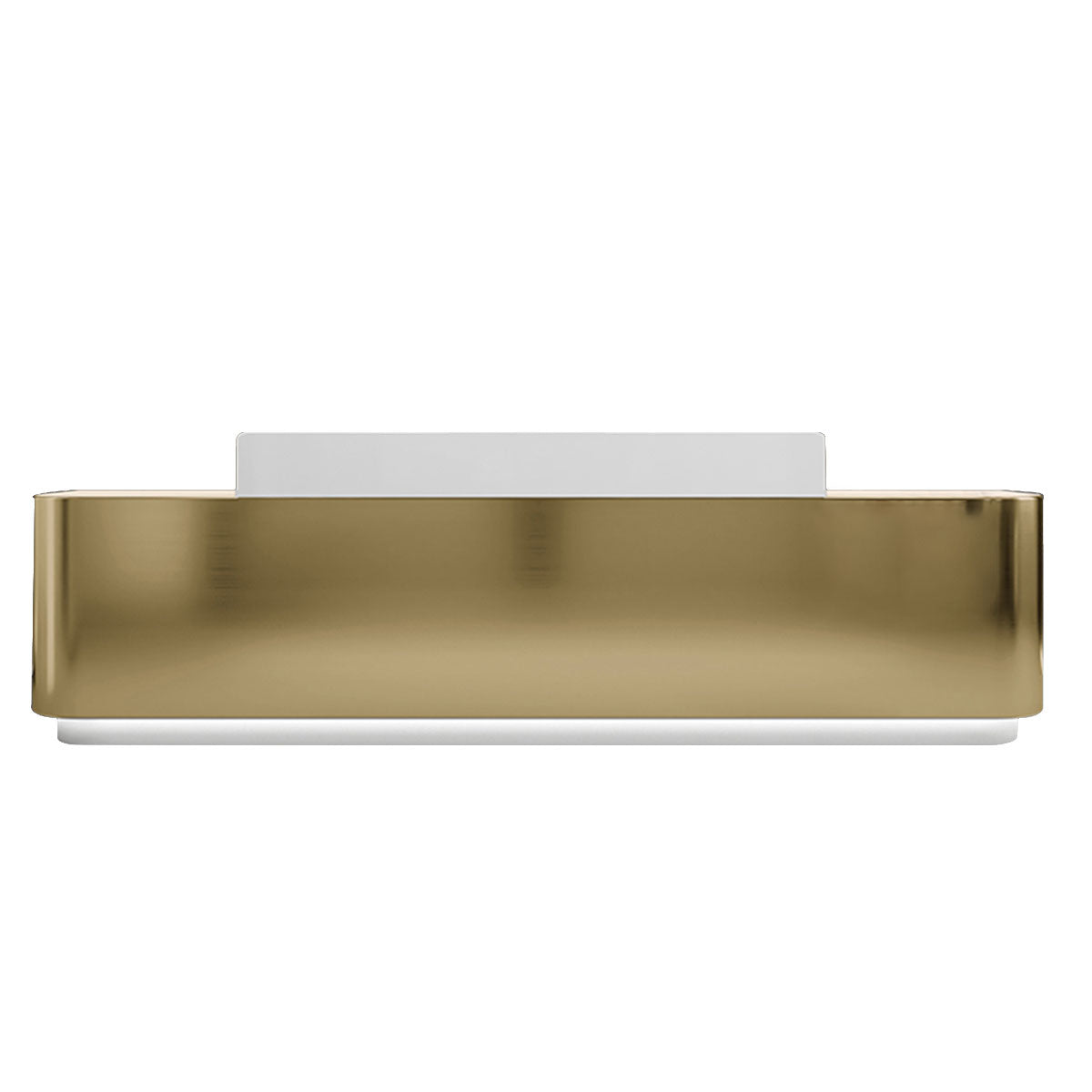 Modern Stainless Steel Front Desk Cashier Counter Reception Desk