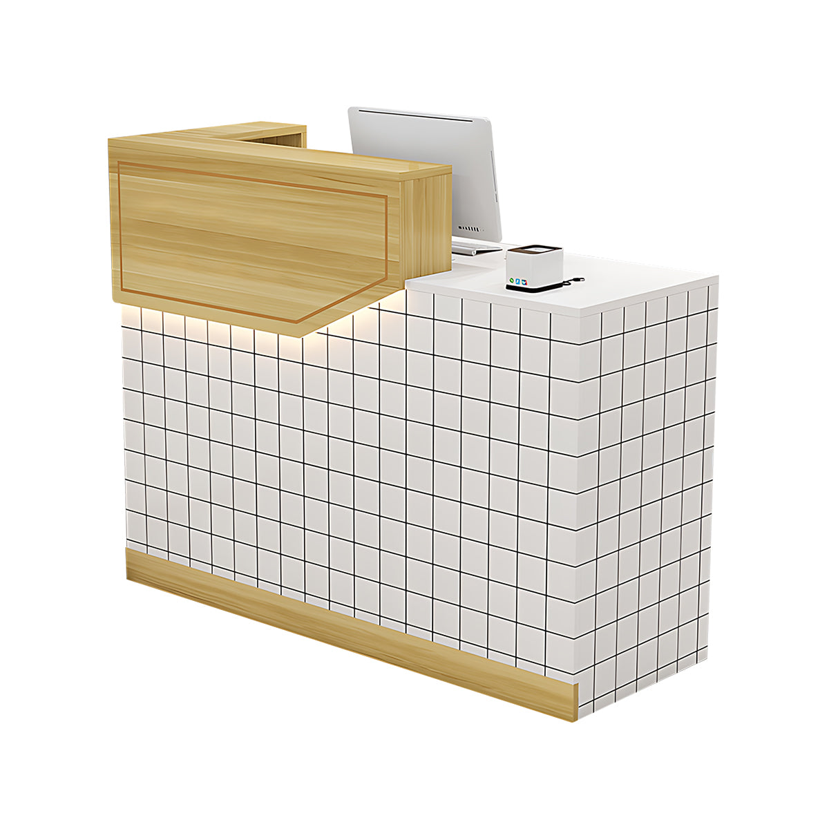 Simple Small Bar Table Cashier Desk Front Desk