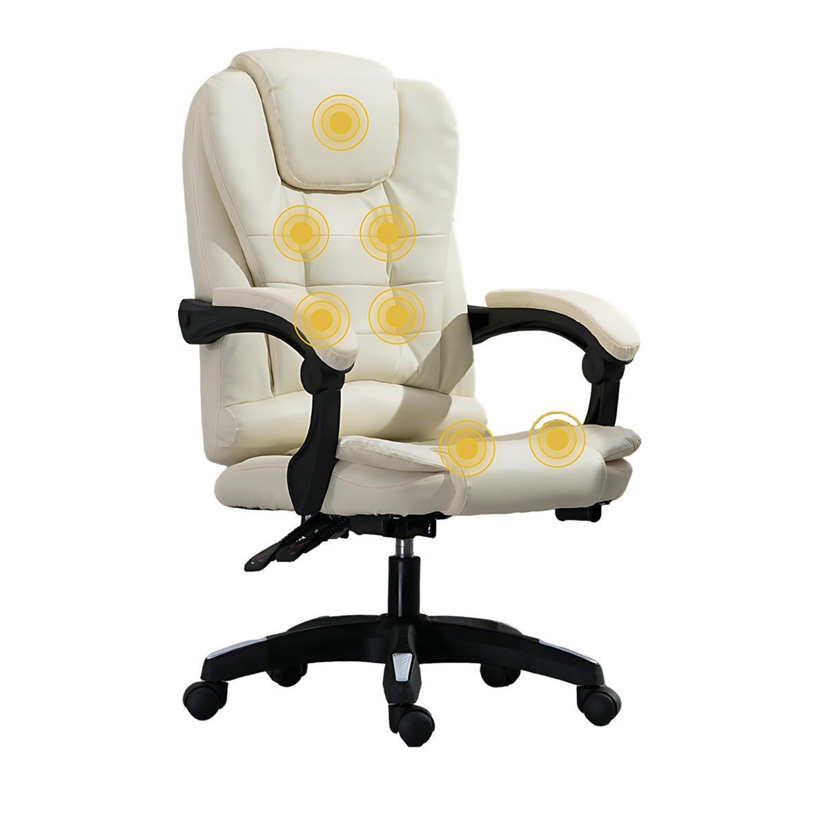 Recliner, Lift and Swivel Executive Chair with Massage Function