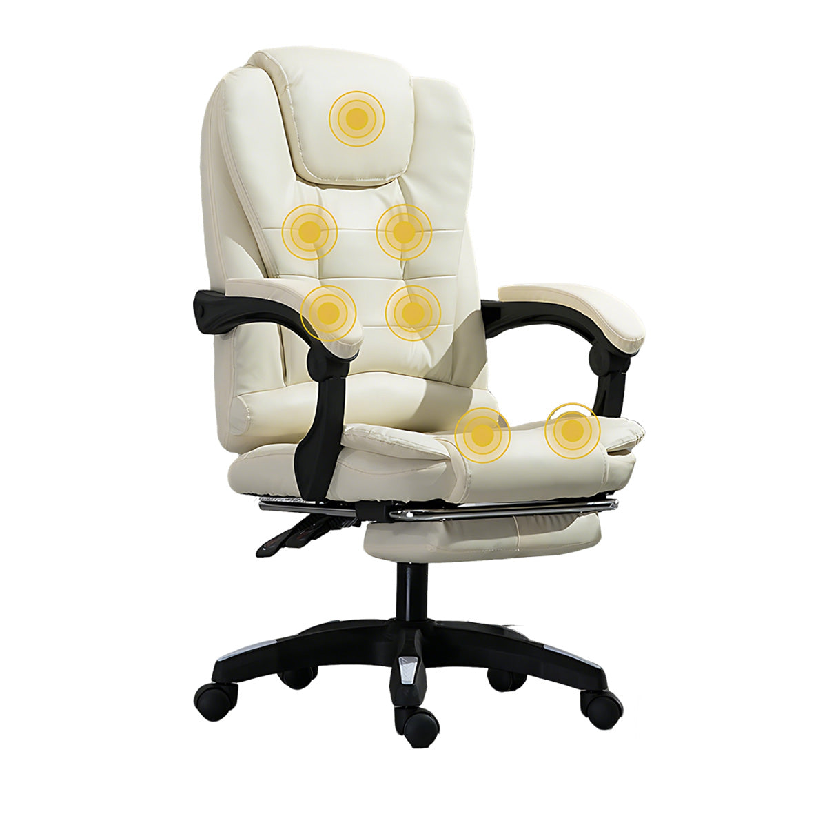 Recliner, Lift and Swivel Executive Chair with Massage Function