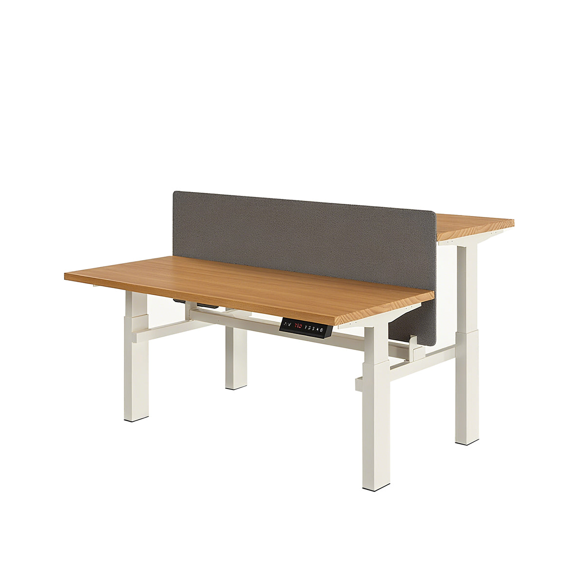 Stylish Modern Electric Height Adjustable Desk with Sturdy Legs and Spacious Desktop