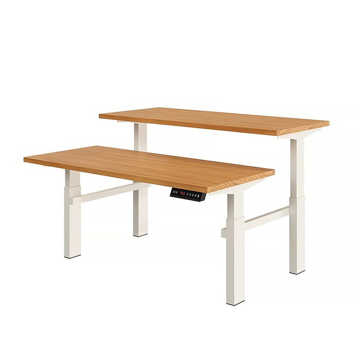 Stylish Modern Electric Height Adjustable Desk with Sturdy Legs and Spacious Desktop