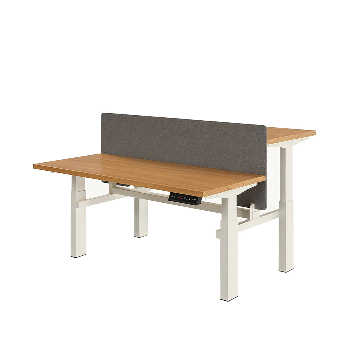 Stylish Modern Electric Height Adjustable Desk with Sturdy Legs and Spacious Desktop