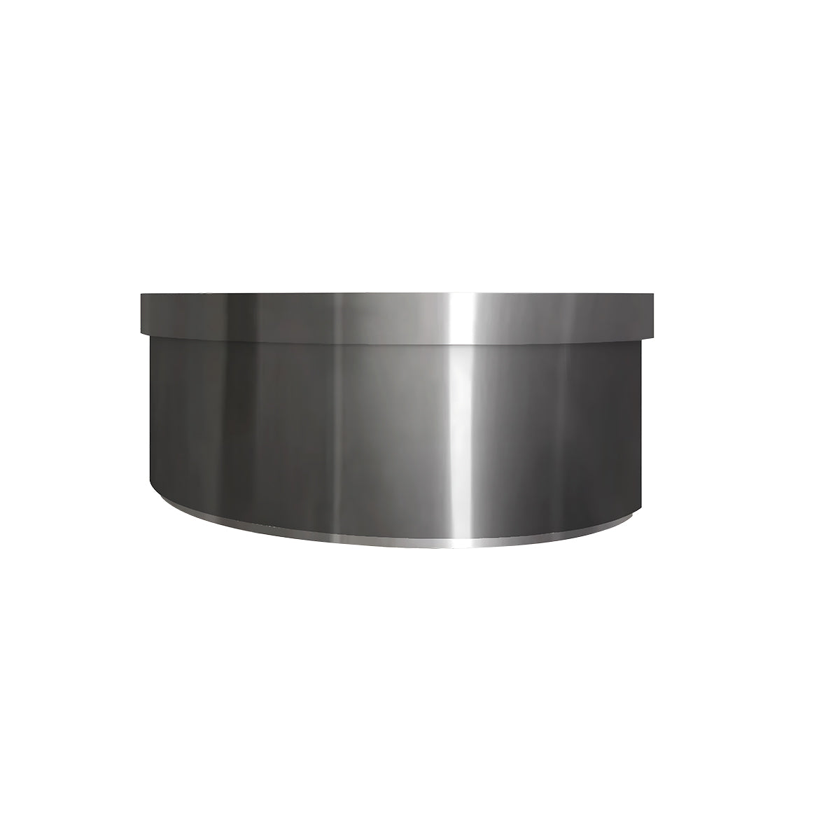 Semi Circular Reception Desk Stainless Steel Rust Resistant Storage Keyed Drawers