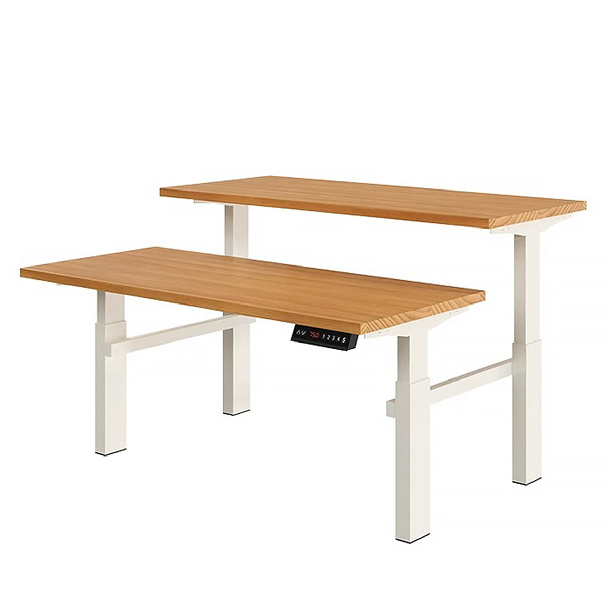 Stylish Modern Electric Height Adjustable Desk with Sturdy Legs and Spacious Desktop