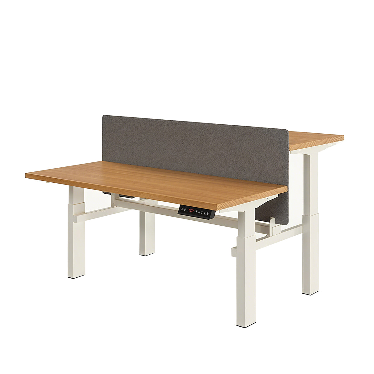 Stylish Modern Electric Height Adjustable Desk with Sturdy Legs and Spacious Desktop