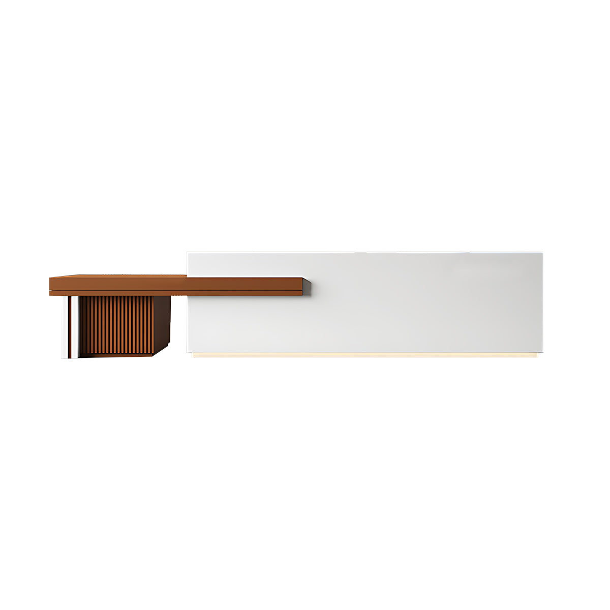 Large Storage Space Entrance Reception Desk
